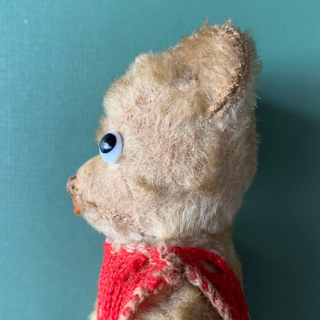 アンティーク　ベア　ビンテージ　レトロ ぬいぐるみ クマ　フランス　ポンチ目