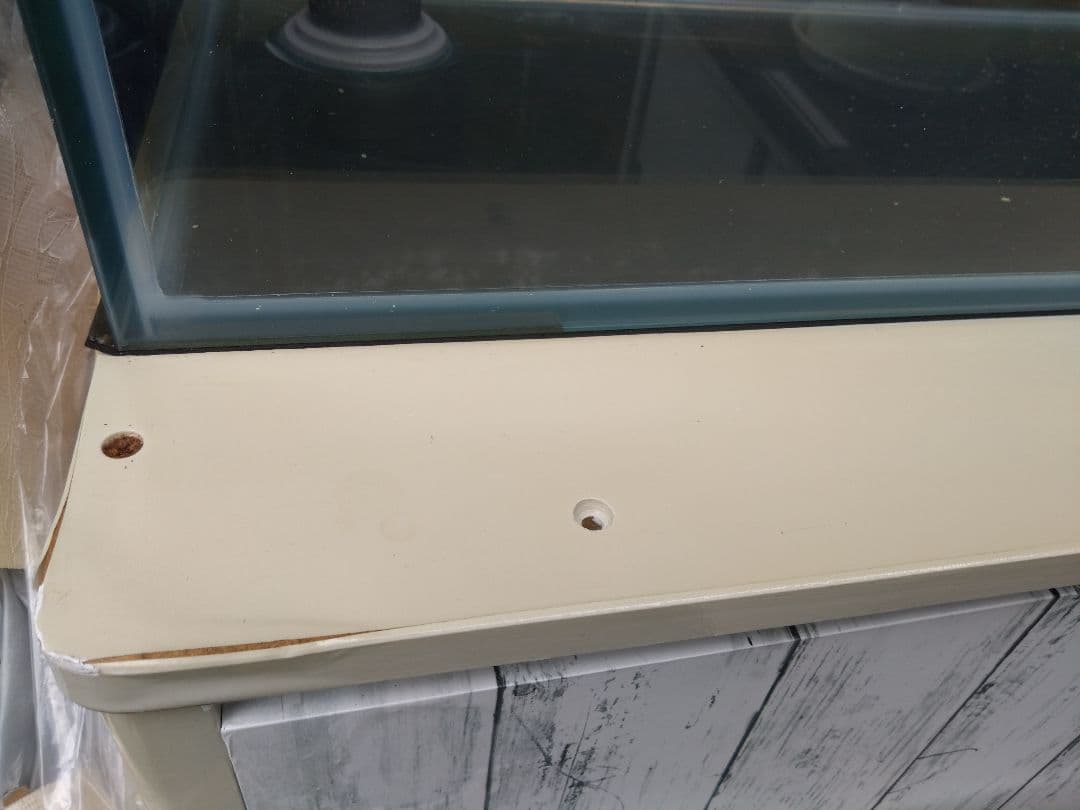 オーバーフロー水槽　90cm ウールBOX 海水魚　熱帯魚　濾過槽　ガラス水槽