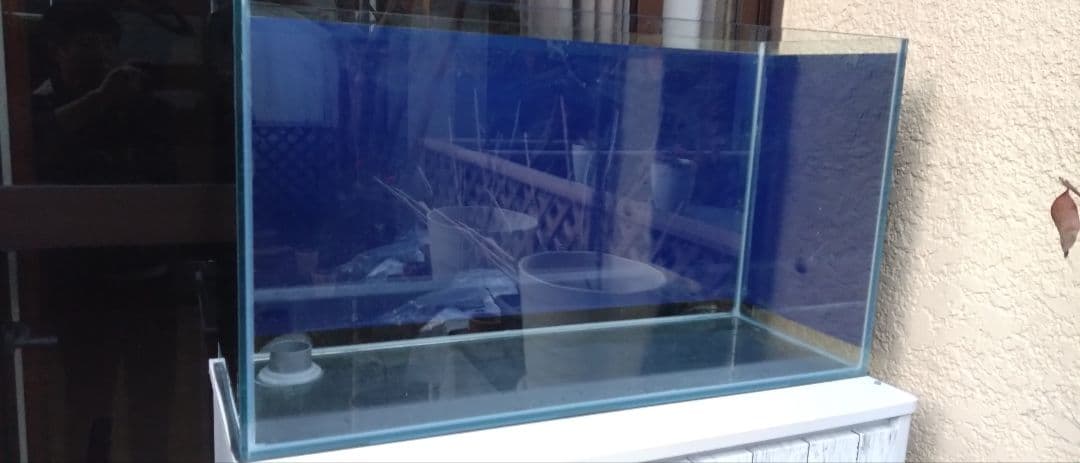 オーバーフロー水槽　90cm ウールBOX 海水魚　熱帯魚　濾過槽　ガラス水槽