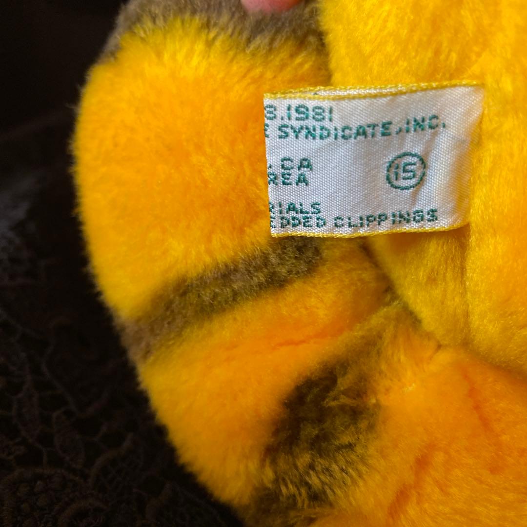 レア サイズ大 USA ヴィンテージ ガーフィールド ぬいぐるみ 1980s