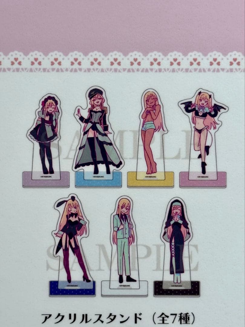 【TSUTAYA限定】喜多川海夢 アクリルスタンド 全7種コンプセット　着せ恋