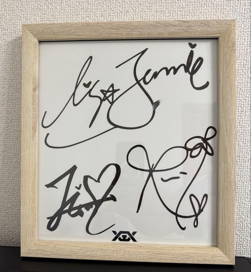 BLACKPINK 直筆サイン色紙