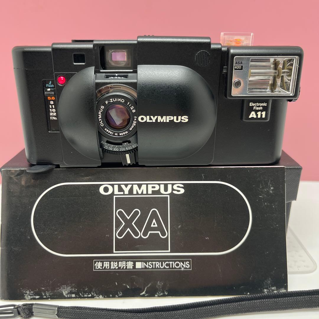 美品　OLYMPUSＸＡ動作確認済み取説有り#090