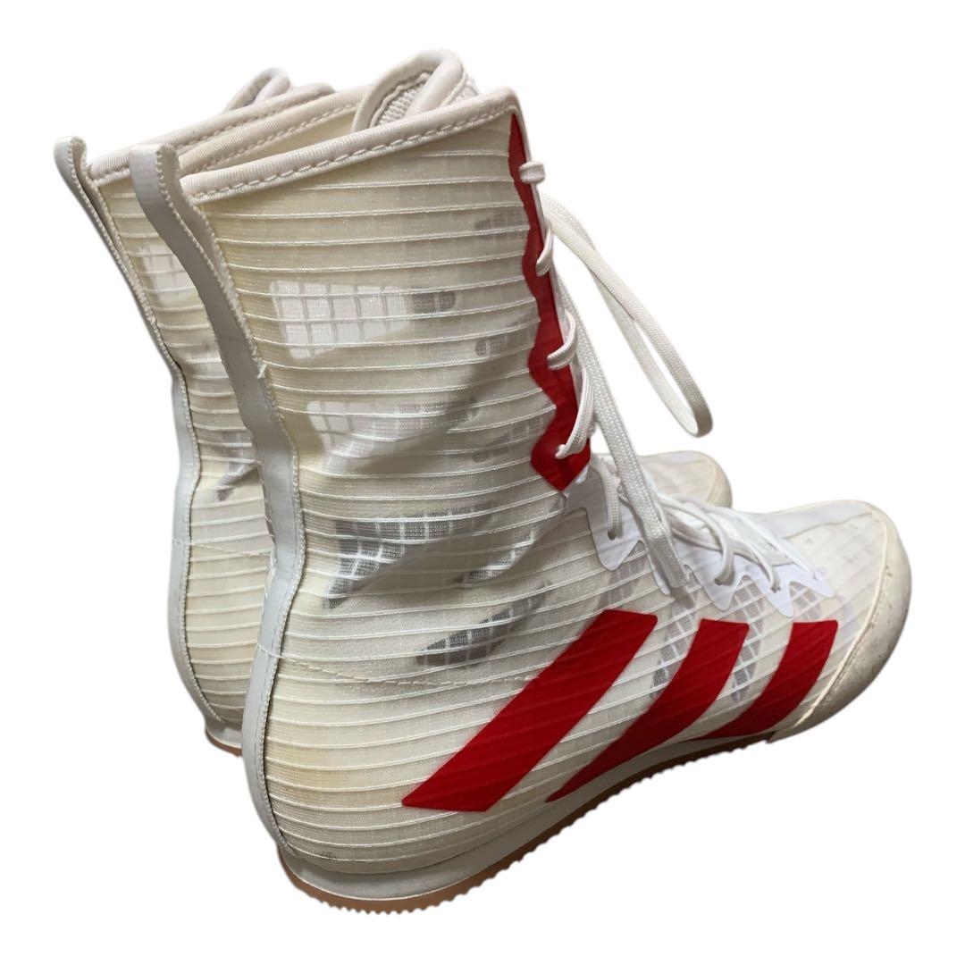 美品！アディダス ボクシングシューズ adidas Box Hog 4 ホワイト