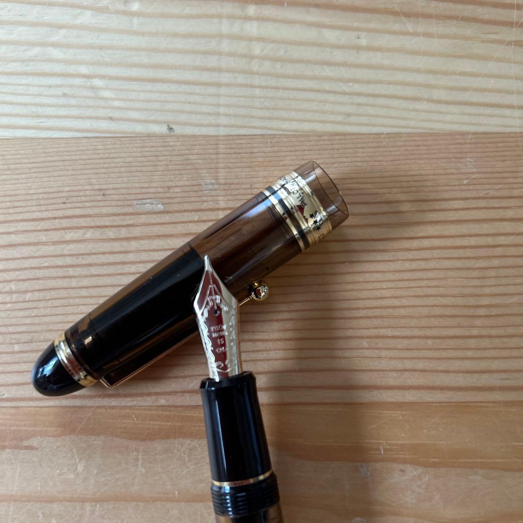 パイロット 万年筆 カスタム823 FKK3MRPBNM中字ブラウン軸