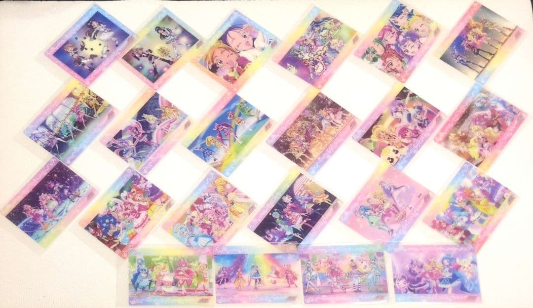 プリキュア プリティストア ポイントカード 景品 クリアカード コンプセット