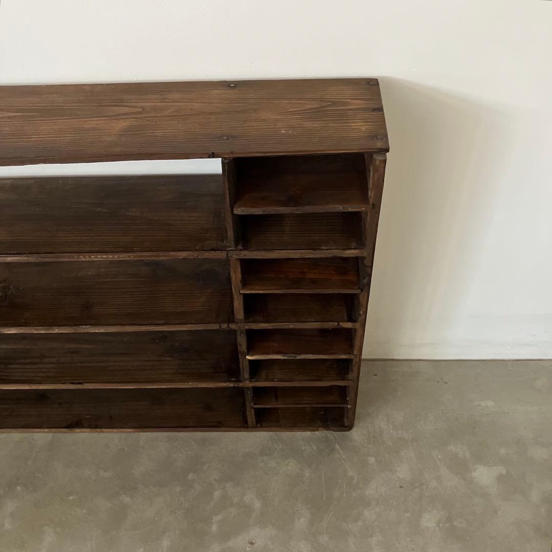 レトロ　アンティーク　古道具　古家具　昭和　大正　食器棚　本棚　飾り棚　シェルフ