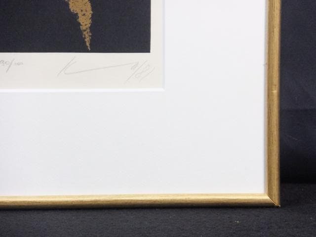 ヤノス・カス　直筆サイン『青ひげ公の城より』リトグラフ 1981年 1010F