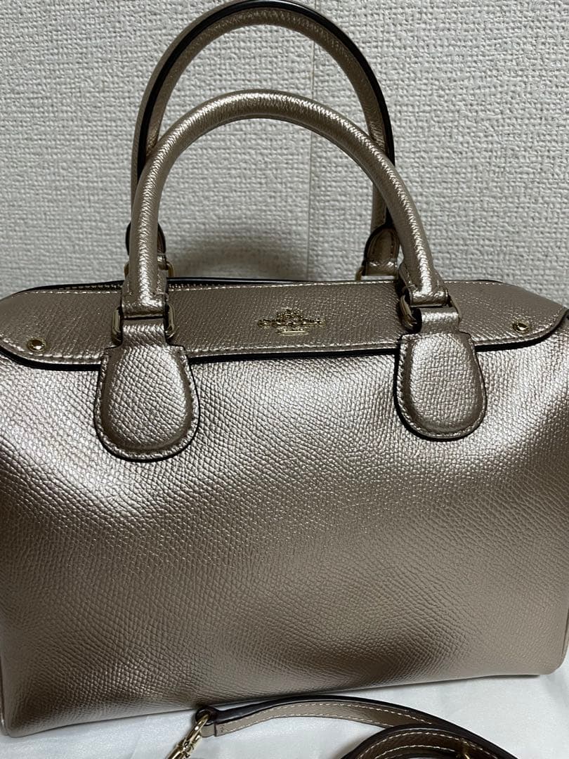 a*o様 ❤️COACH❤️ ゴールド ハンドバッグショルダーバッグ 2way