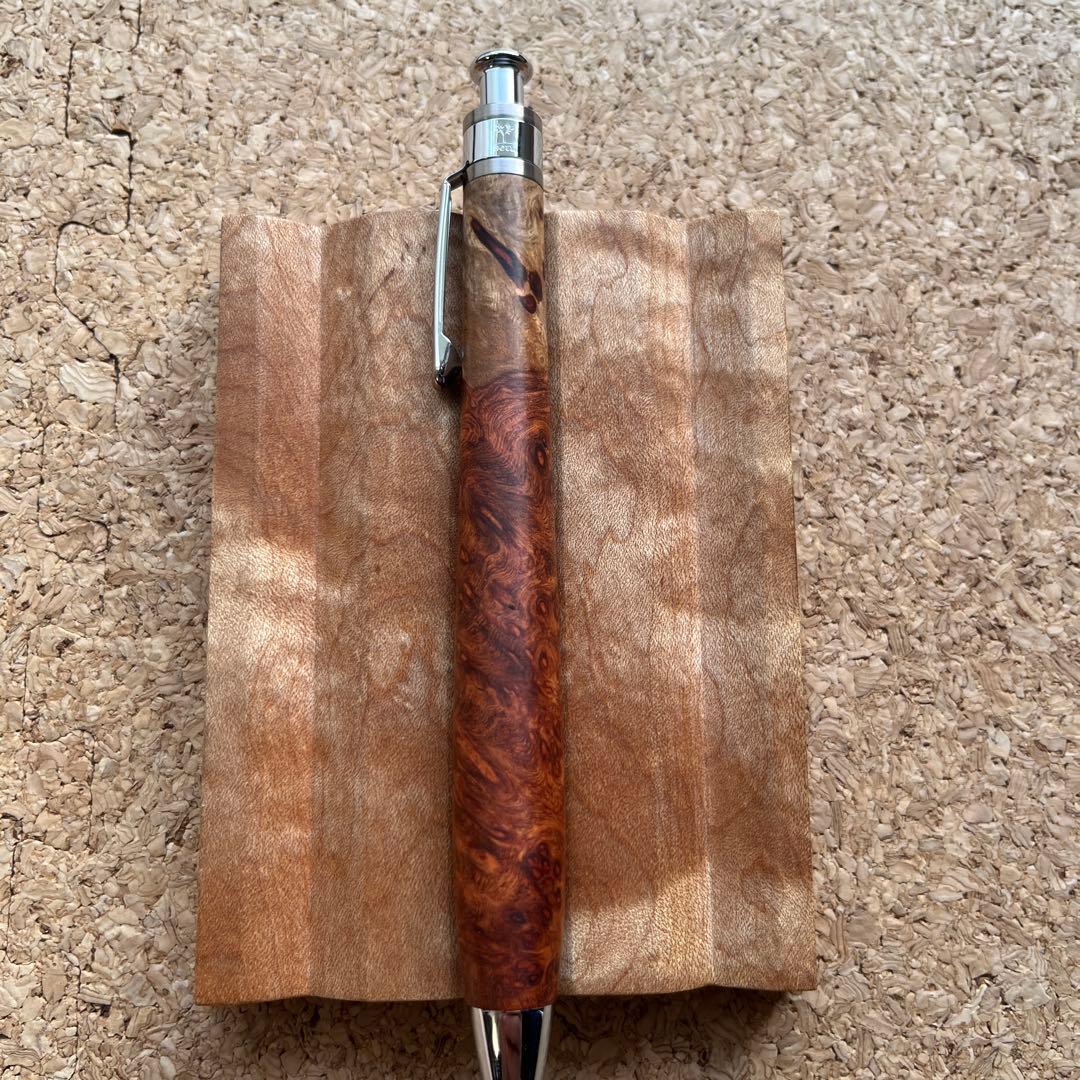 工房楔　花梨紅白　ペンシル楔0.5 花梨瘤紅白　野原工芸