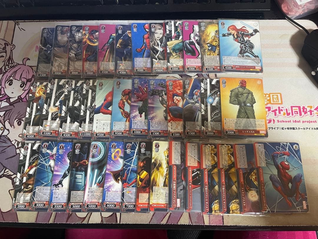 MARVEL まとめ売り 引退セット ヴァイスシュヴァルツ 4コン スリーブ