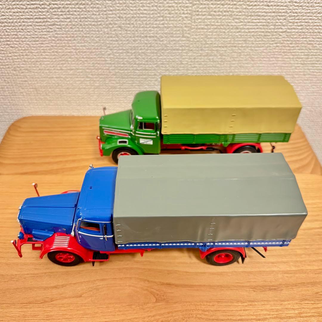 1/43ミニカー　ミニチャンプス　ドイツトラック2点セットminichamps