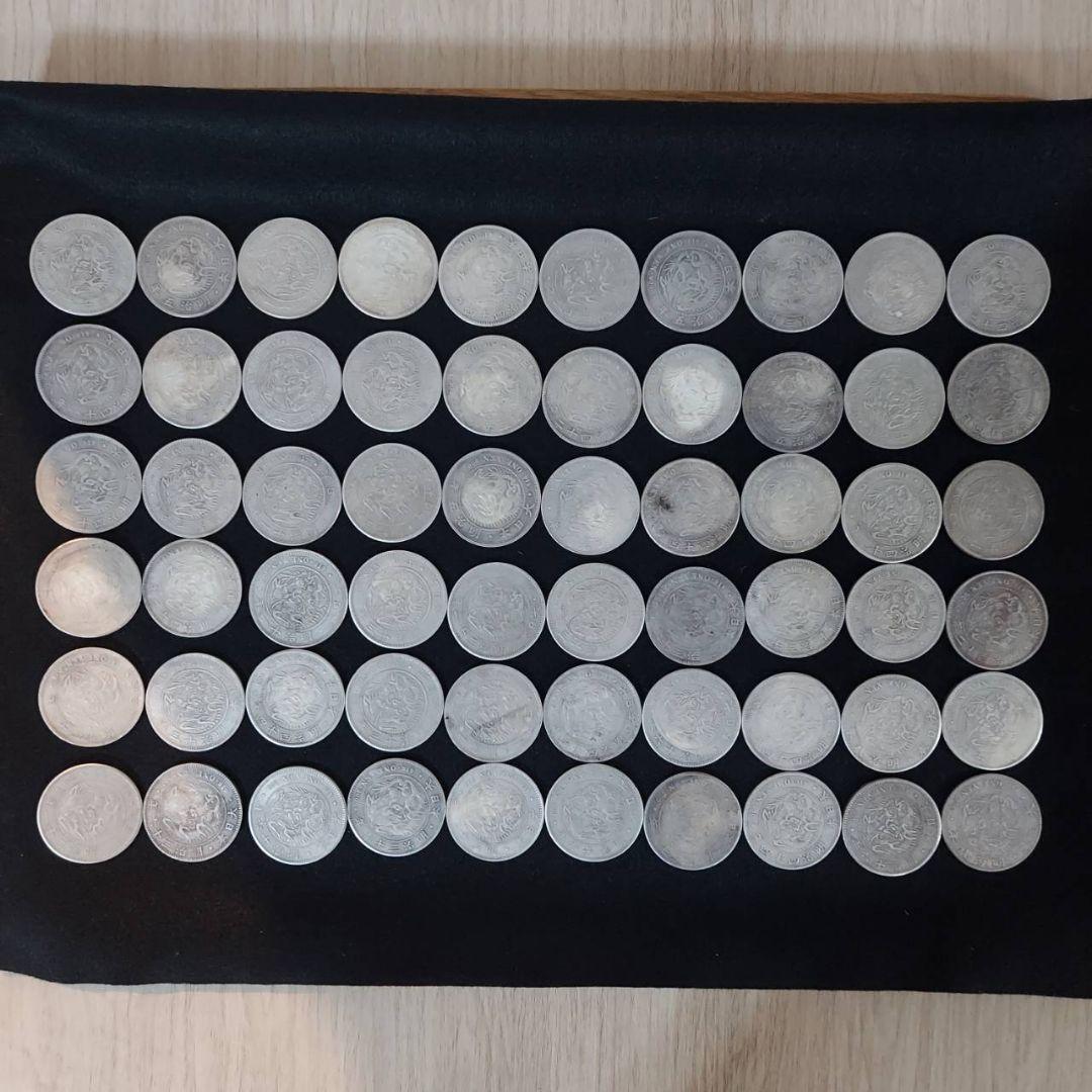 【60枚セット】一圓　銀貨　硬貨　日本の旧貨幣 　レプリカ