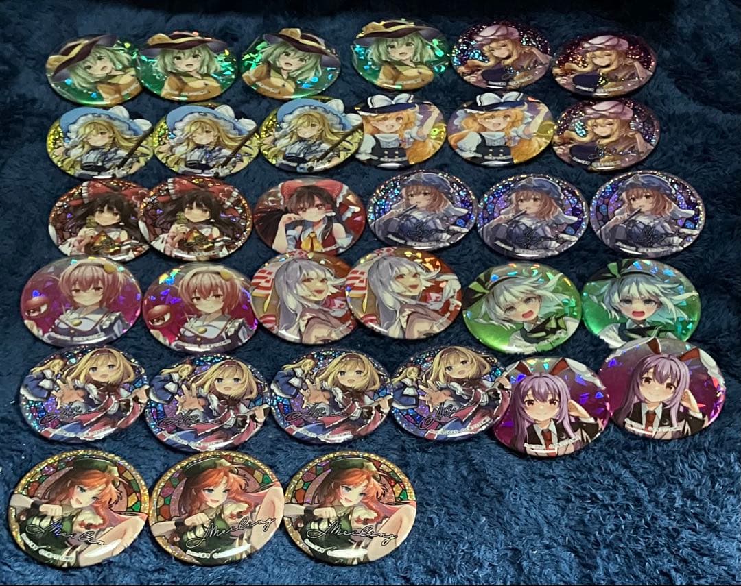 東方東方project ダイソー　BIG缶バッジ