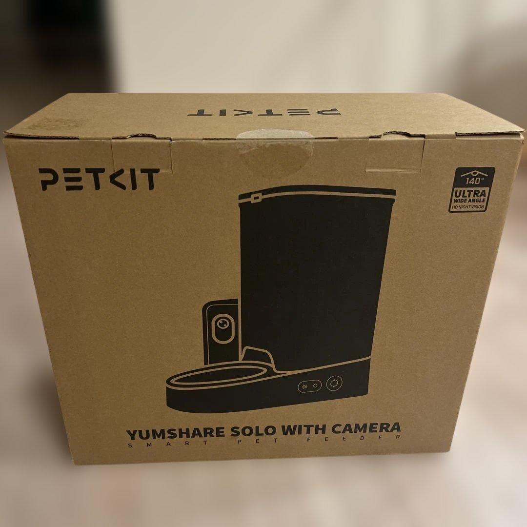 PETKIT　P571YUMSHARE　SOLOペット用給餌器カメラ付ホワイト