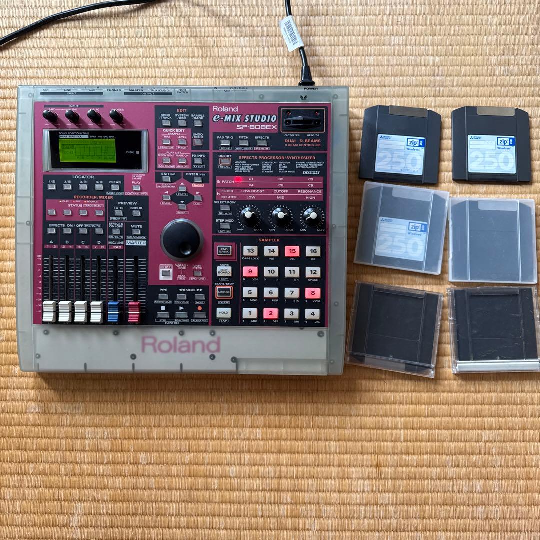 が*も様 Roland SP-808EX （不具合あり）+ ZIPディスク6枚