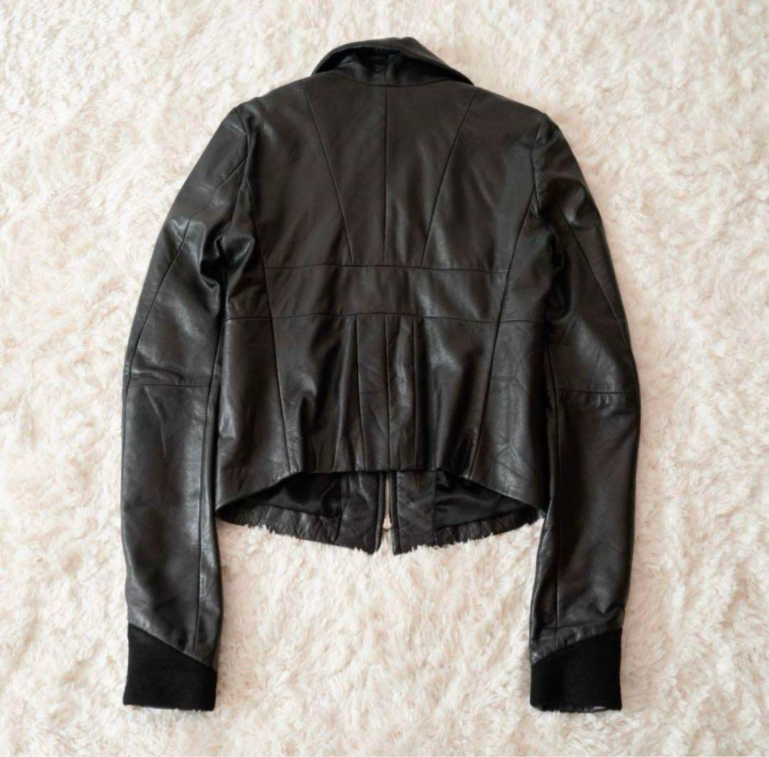 EKAM エカム シングルライダースジャケット ラムレザー 羊革