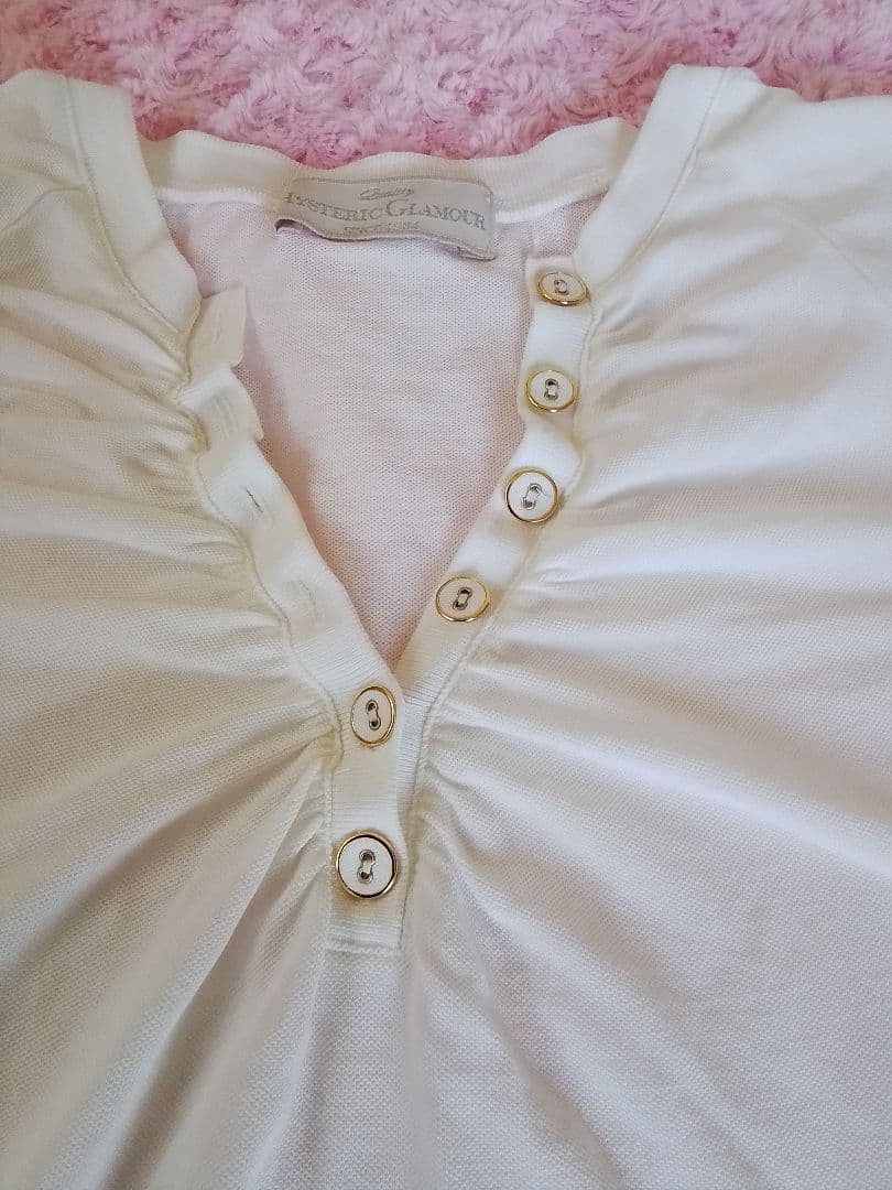 Hysteric Glamour 00s カットソー ブラックチェリー刺繍