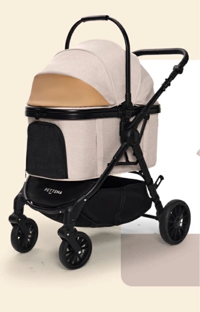 最終お値下げ　PETTENA ペットカートTERRA 新品未使用　ベージュ