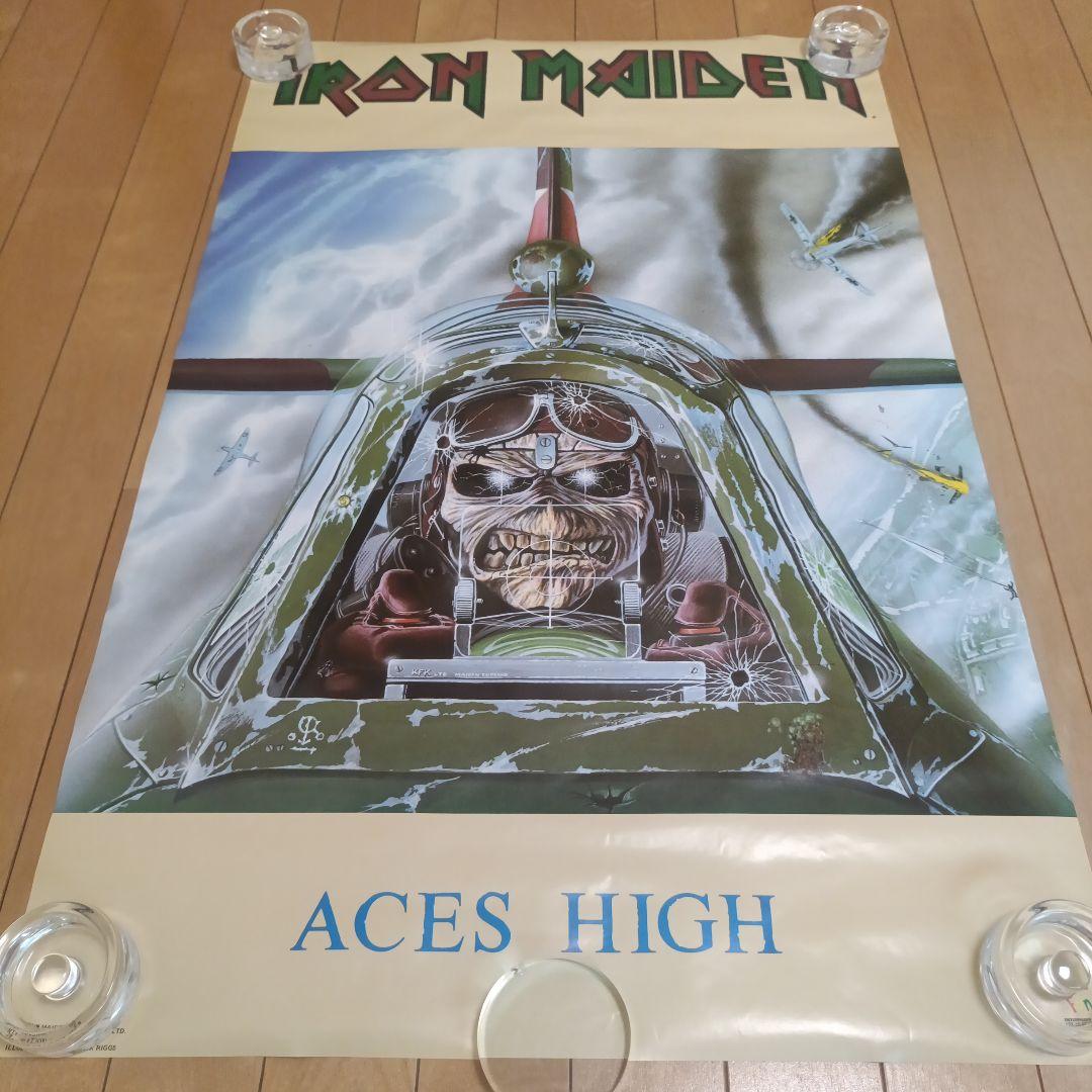 IRON MAIDEN ポスター ACES HIGH Poster 1985