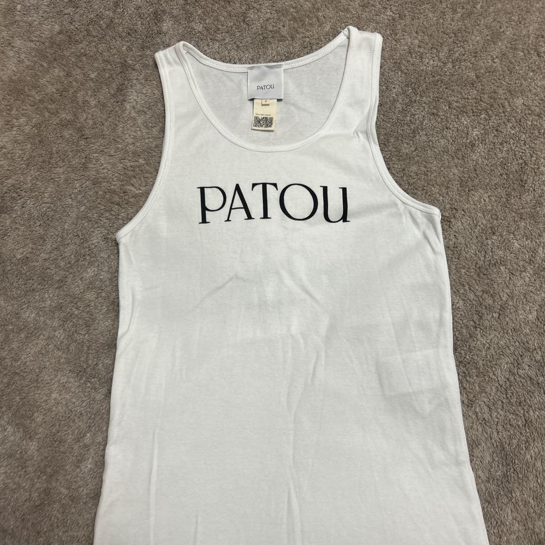 PATOU ホワイト タンクトップ S