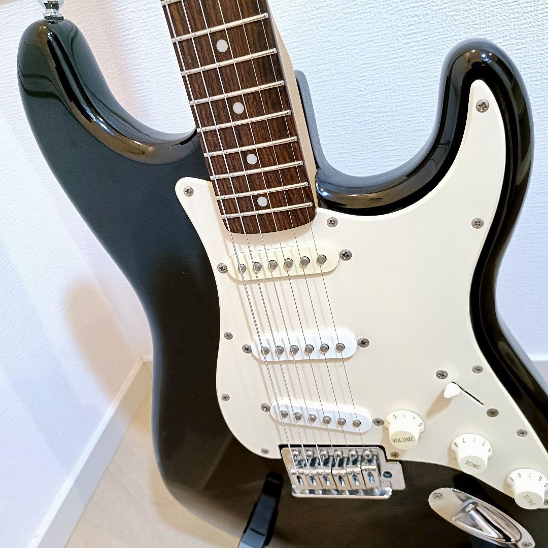 Squier エレキギター ストラトキャスター ブラック メンテ済