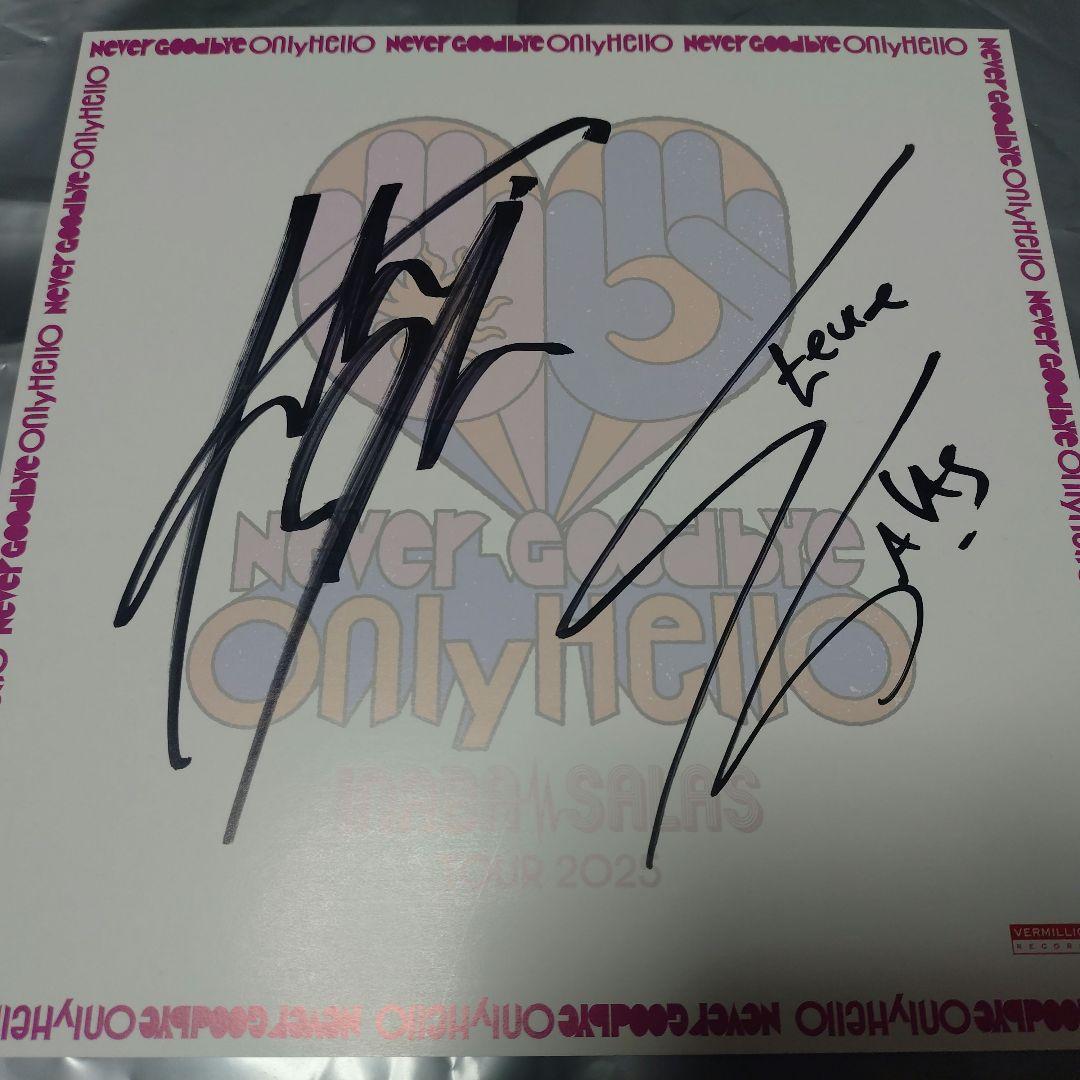 t*3様 INABA/SALAS サイン色紙 稲葉浩志 スティーヴィー・サラス