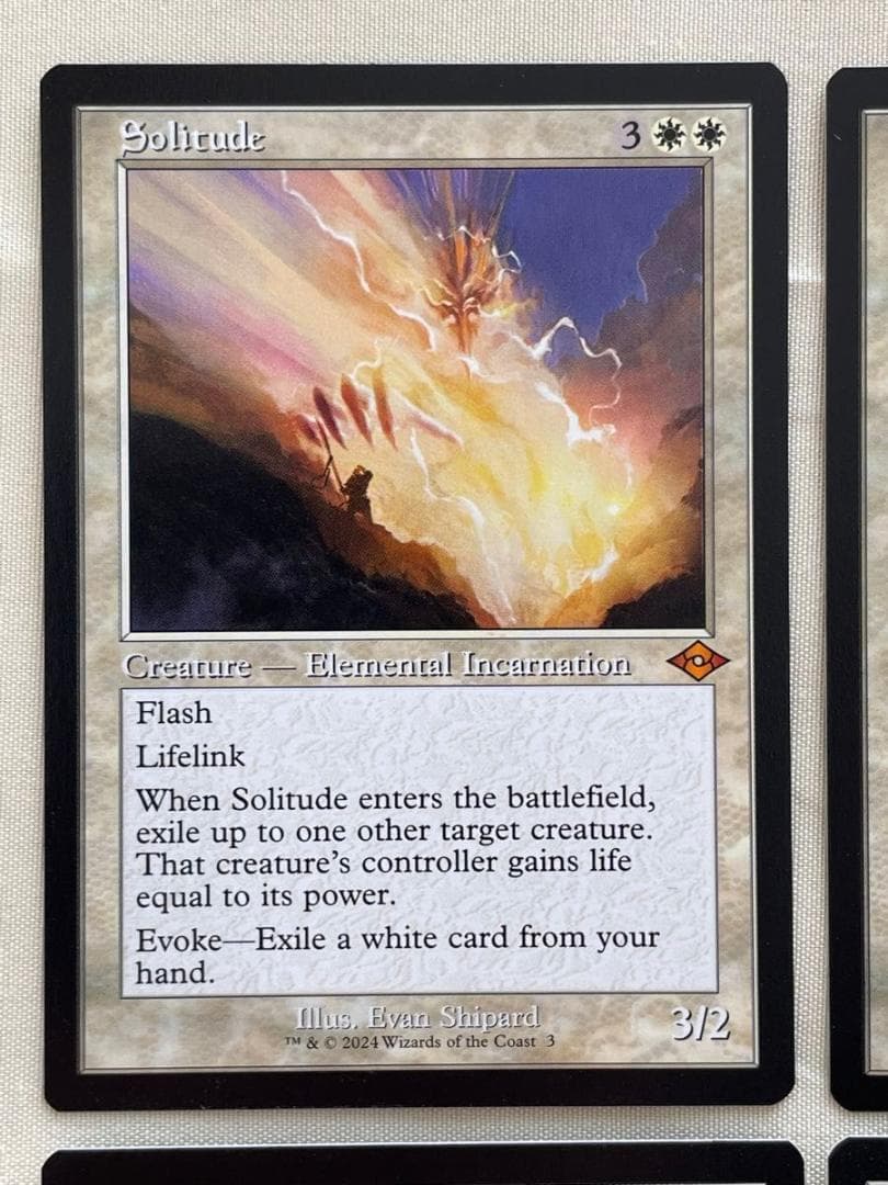 MtG 孤独/Solitude(旧枠) 4枚セット