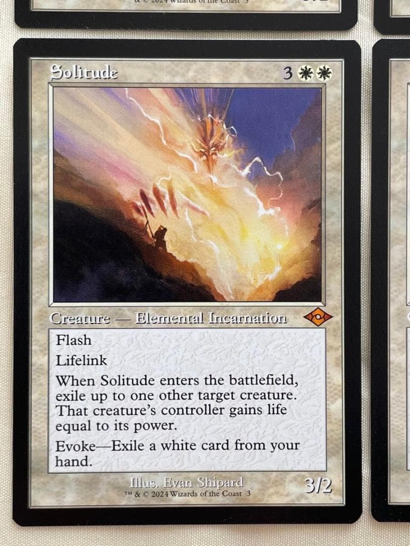 MtG 孤独/Solitude(旧枠) 4枚セット