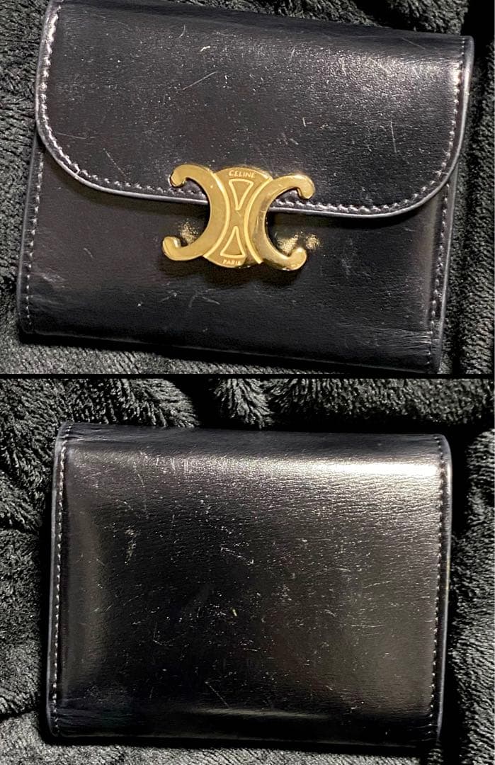 CELINE スモールフラップウォレット トリオンフ