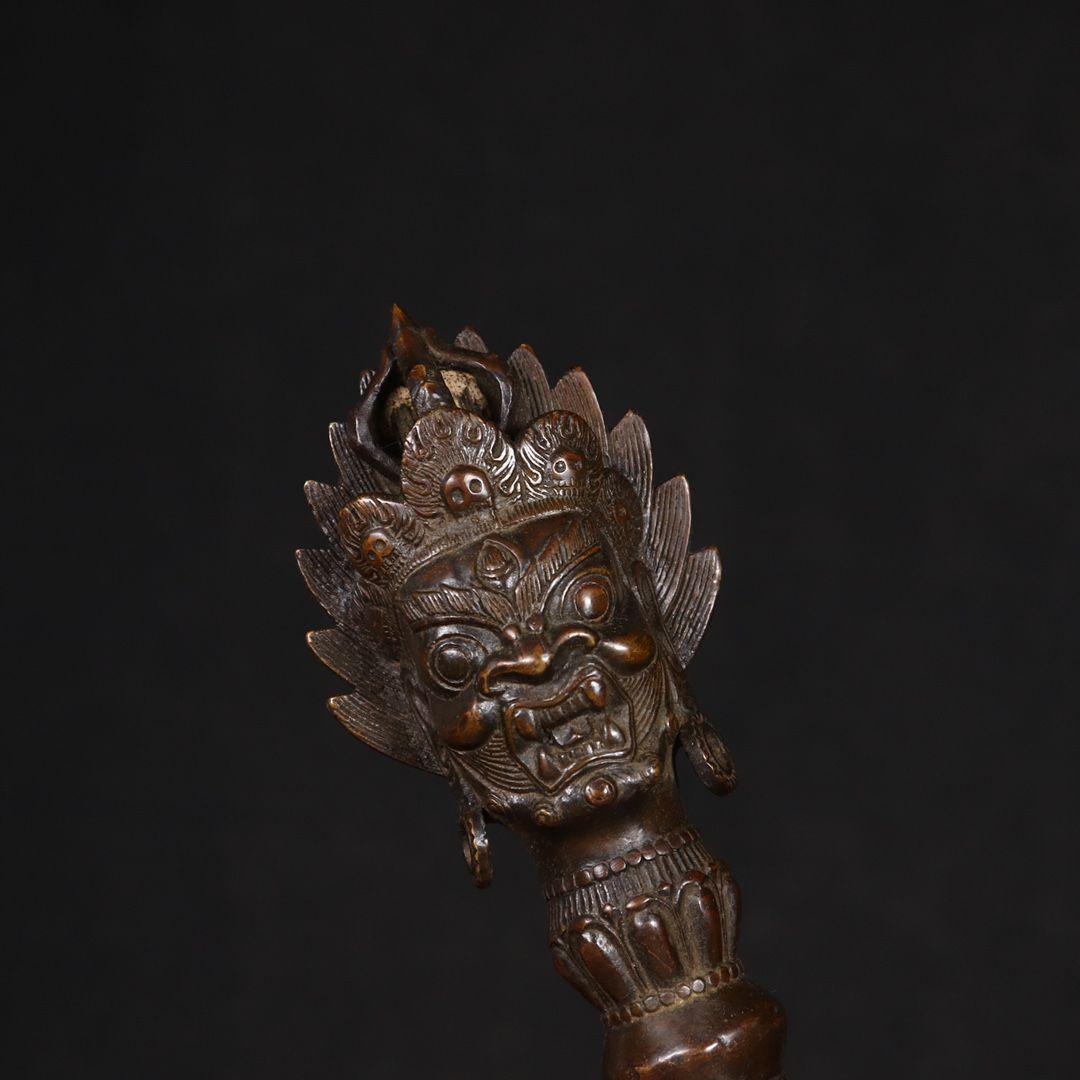 金剛杵降魔杵 法器 チベット密教仏具 銅製品 鎮宅辟邪 開運風 招財置物工芸品