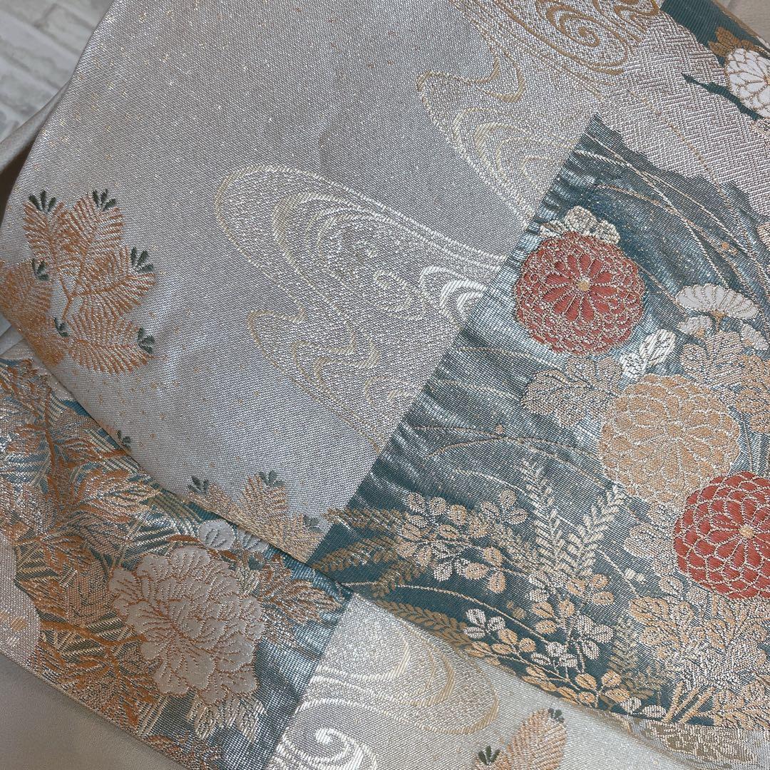 訪問着　フルセット　友禅　菊と梅　儚さ　入学式　卒業式　着物　H6