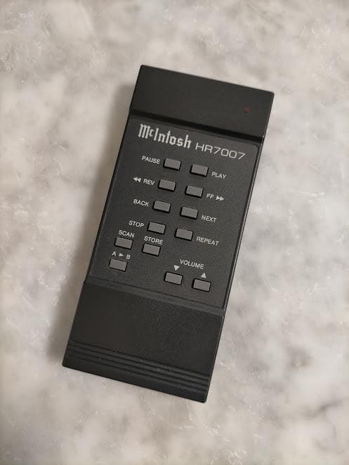 McIntosh CD用リモコン(remote) 適応：MCD-7007