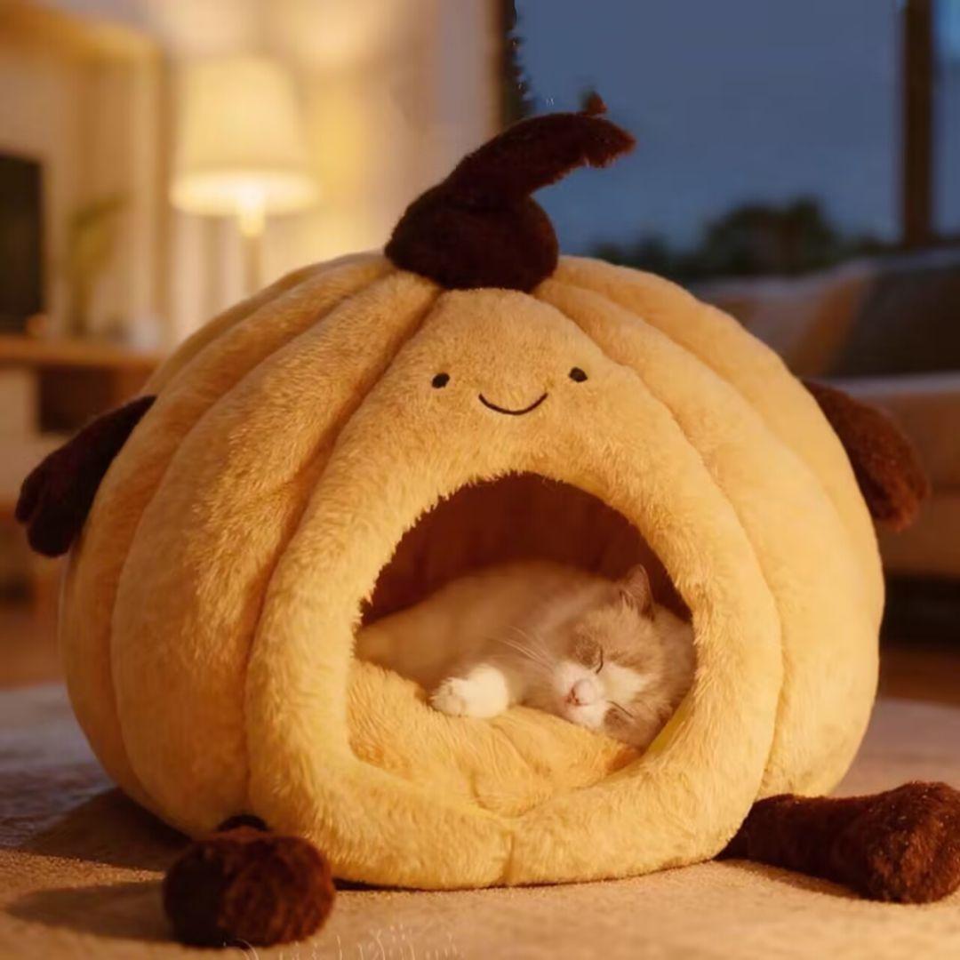 かぼちゃ型キャットハウス