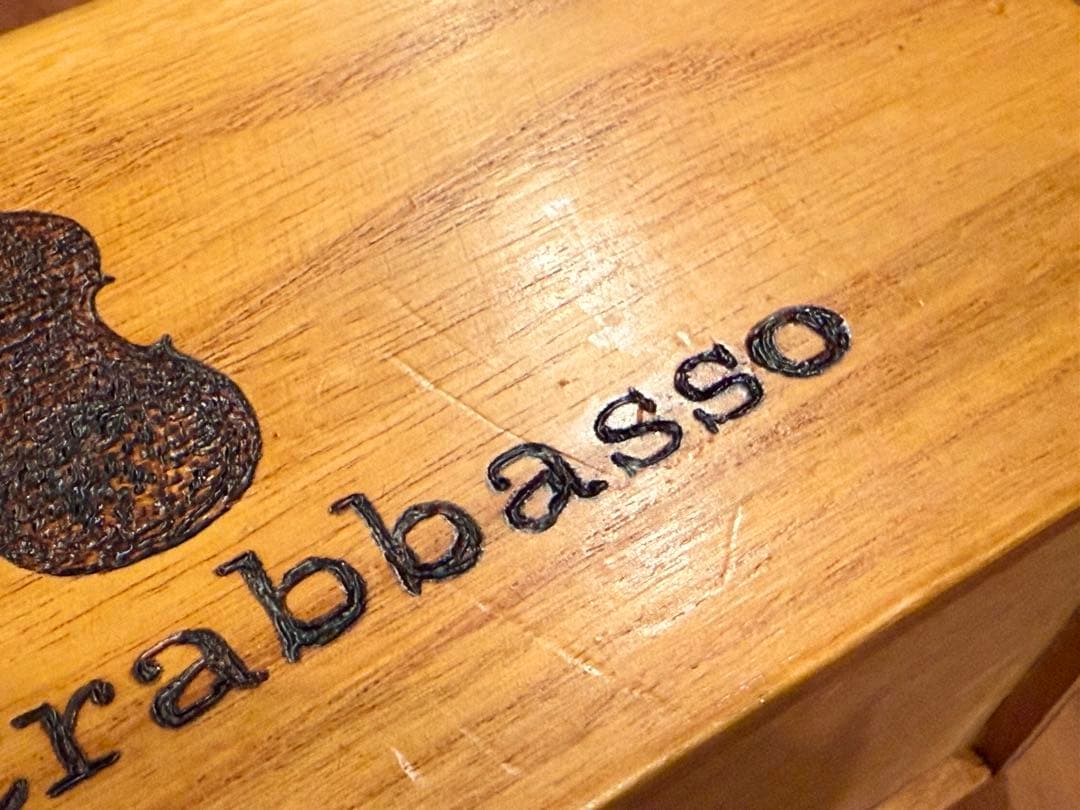 【希少・美品】コントラバス 木製ティシューケース イタリア製