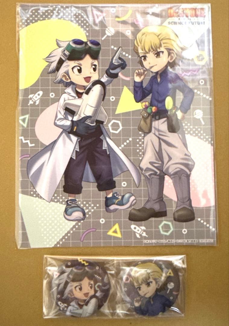 Dr. STONE 4th SEASON 缶バッジ　ビジュアルボード