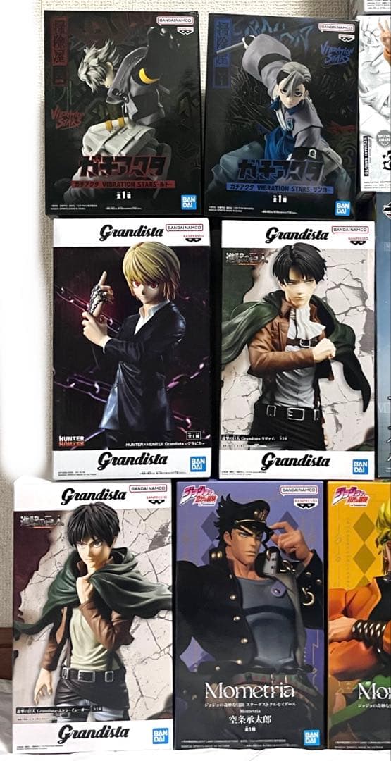 人気アニメ ジョジョ BLEACH ナルト 等 フィギュア まとめ売り15点 ⑼