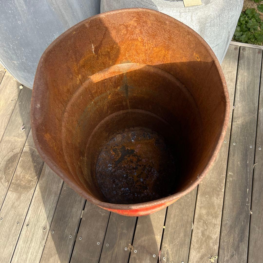 アメリカ雑貨　Esso オイルドラム 120ポンド　小さいドラム缶