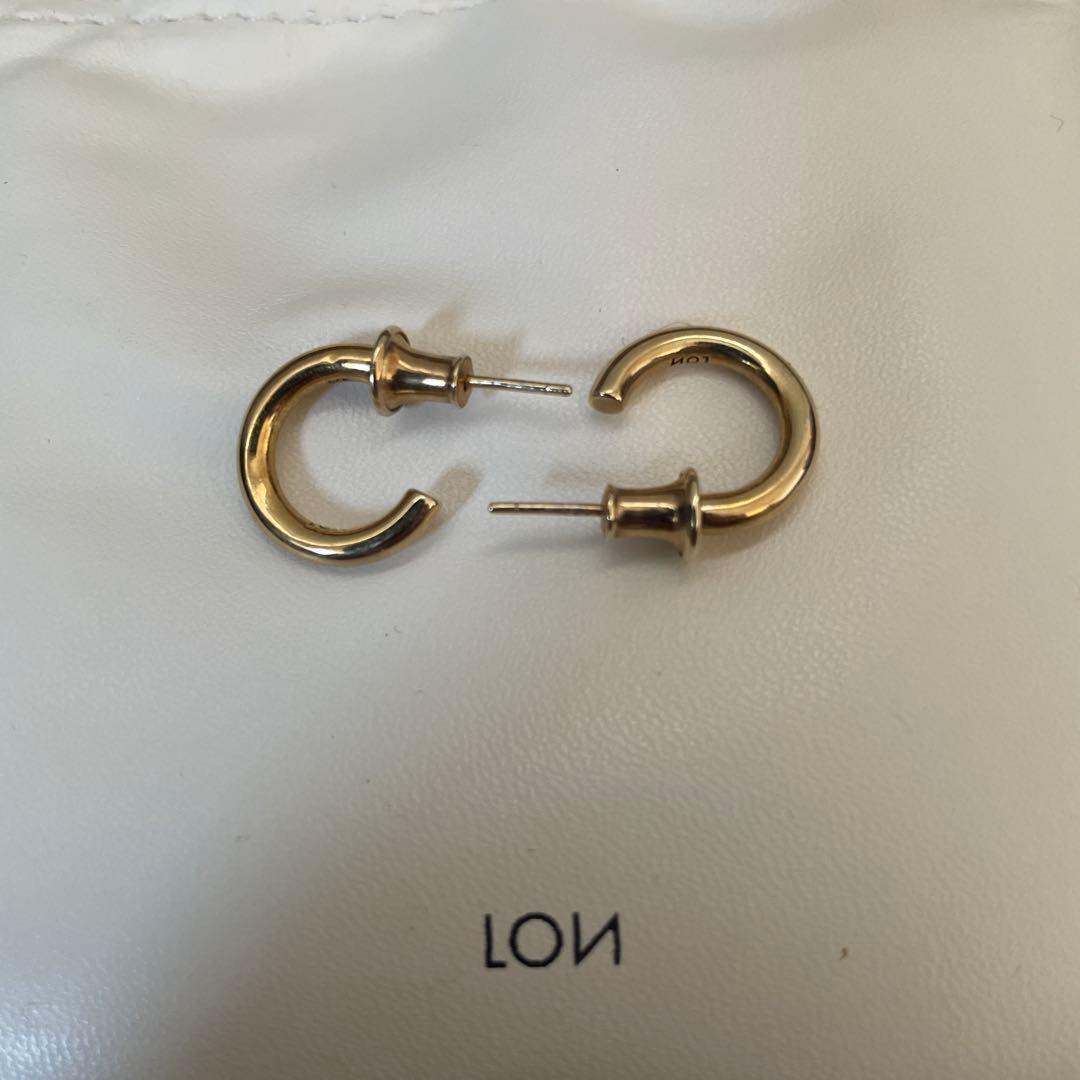 LON ゴールド フープピアス 約3cm
