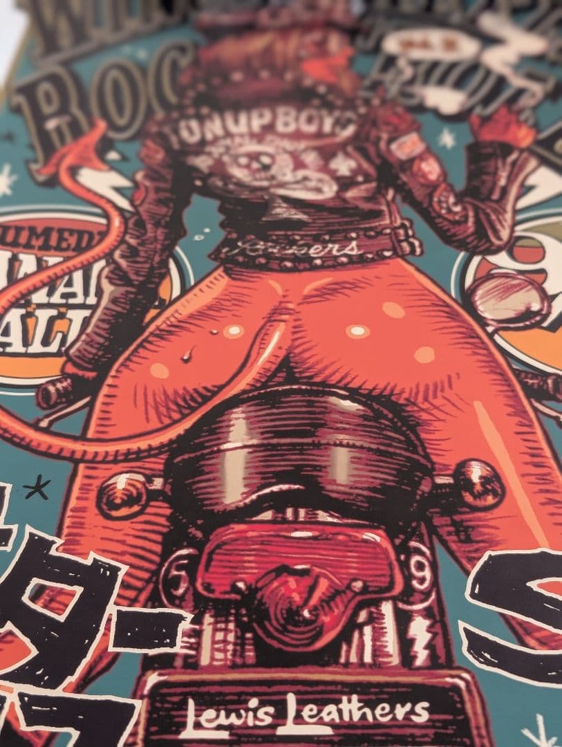 ロッキンジェリービーン オフセットプリント ポスター ミント＆ピンクセット