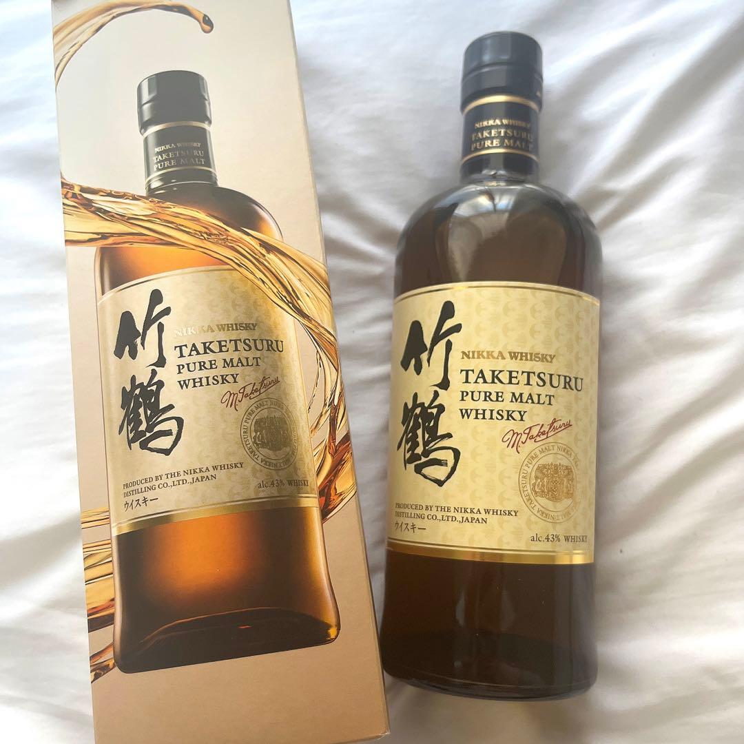 大人気　竹鶴 ピュアモルトウイスキー 43% 未開栓