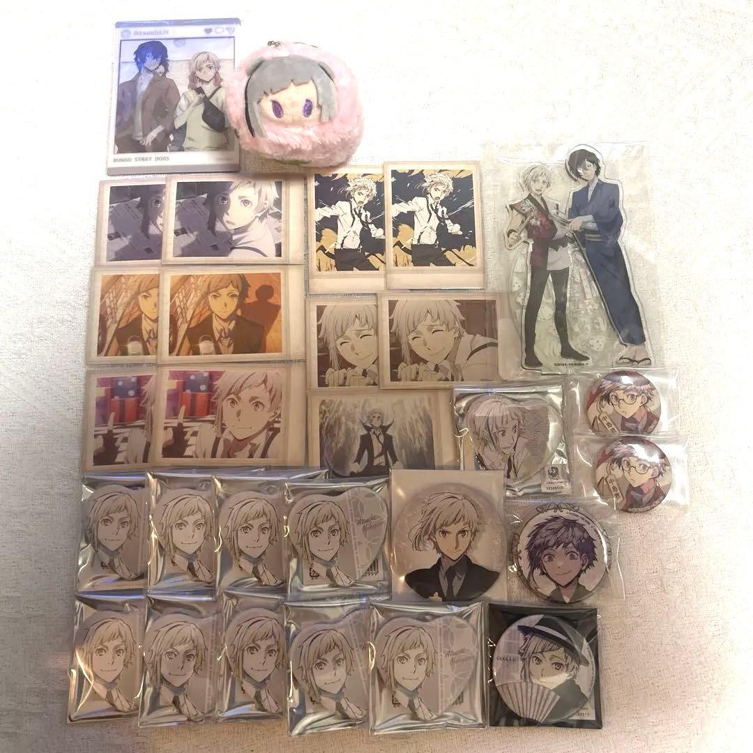 文豪ストレイドッグス 中島敦 缶バッジ ぱしゃこれ さくらもちマスコット