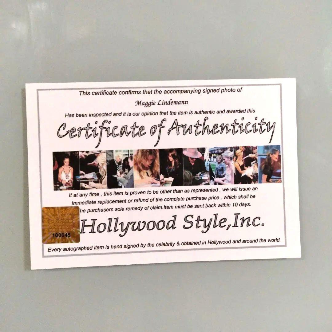 セール中…マギー・リンデマン直筆サイン入り超大型写真…プリティーガール