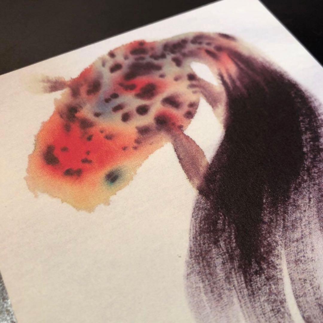 深堀隆介さん　直筆サイン入り　金魚ポストカード