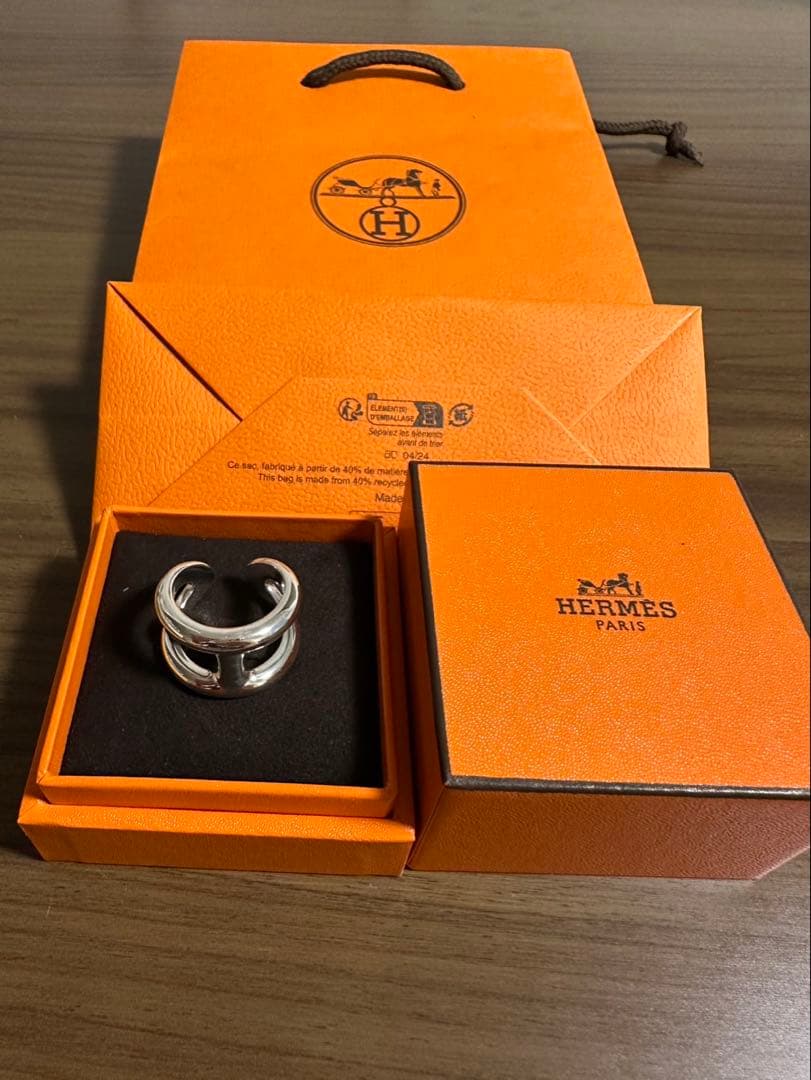 HERMES オスモズGMリング　サイズ59号