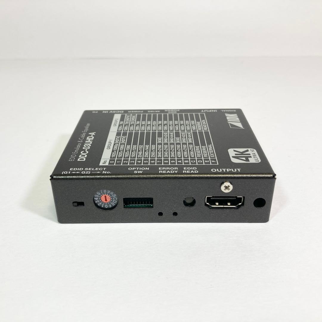 IDK DDC-03UHD-A 4K＠60対応 HDMI EDIDエミュレーター