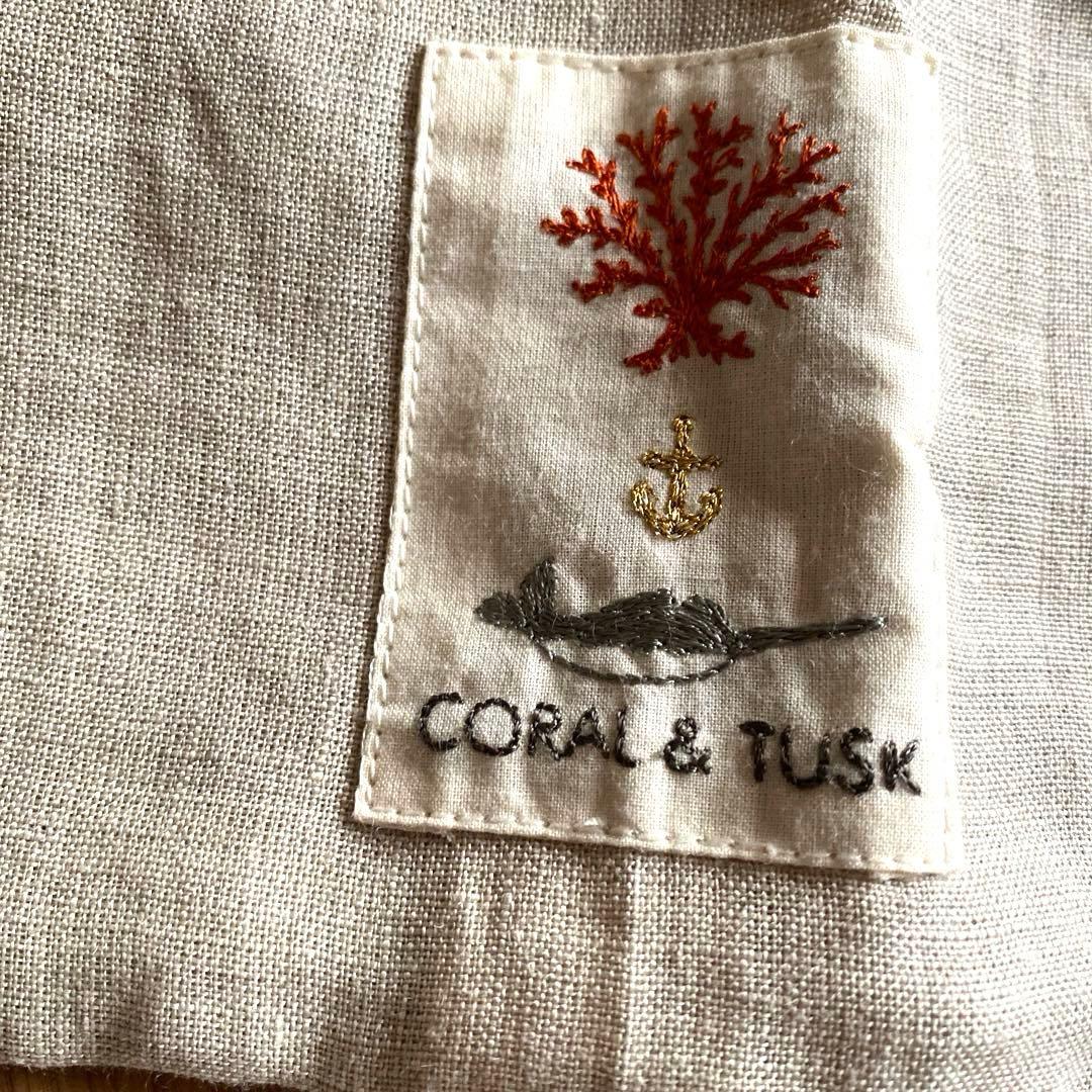 未使用●CORAL＆TUSK/ クッションカバー