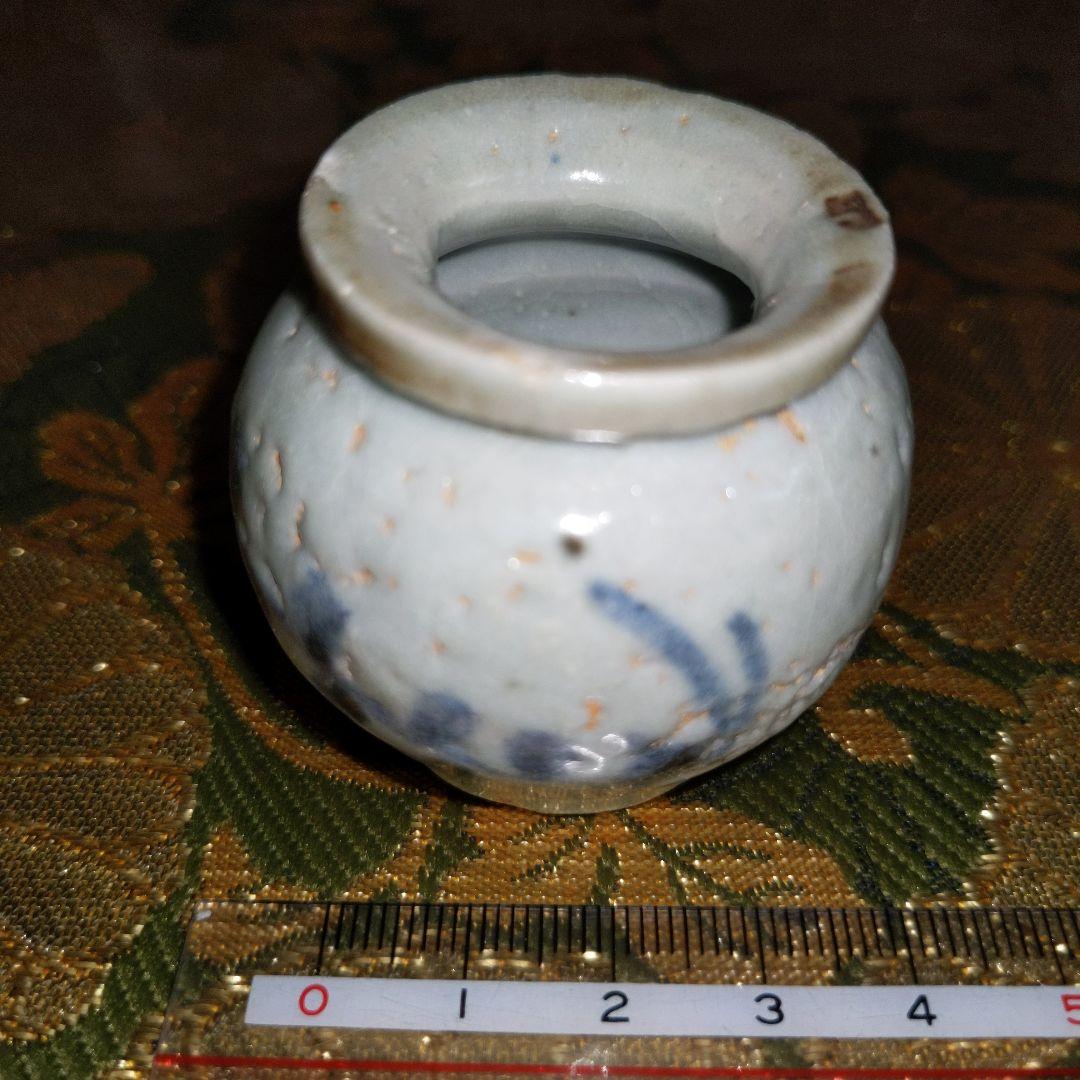 【最終価格】 中国　書道　骨董　小壺　時代品