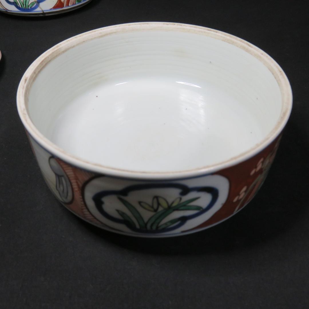 段重 色絵付 赤絵 木箱 訳アリ 一段直し 江戸 おせち 祝席