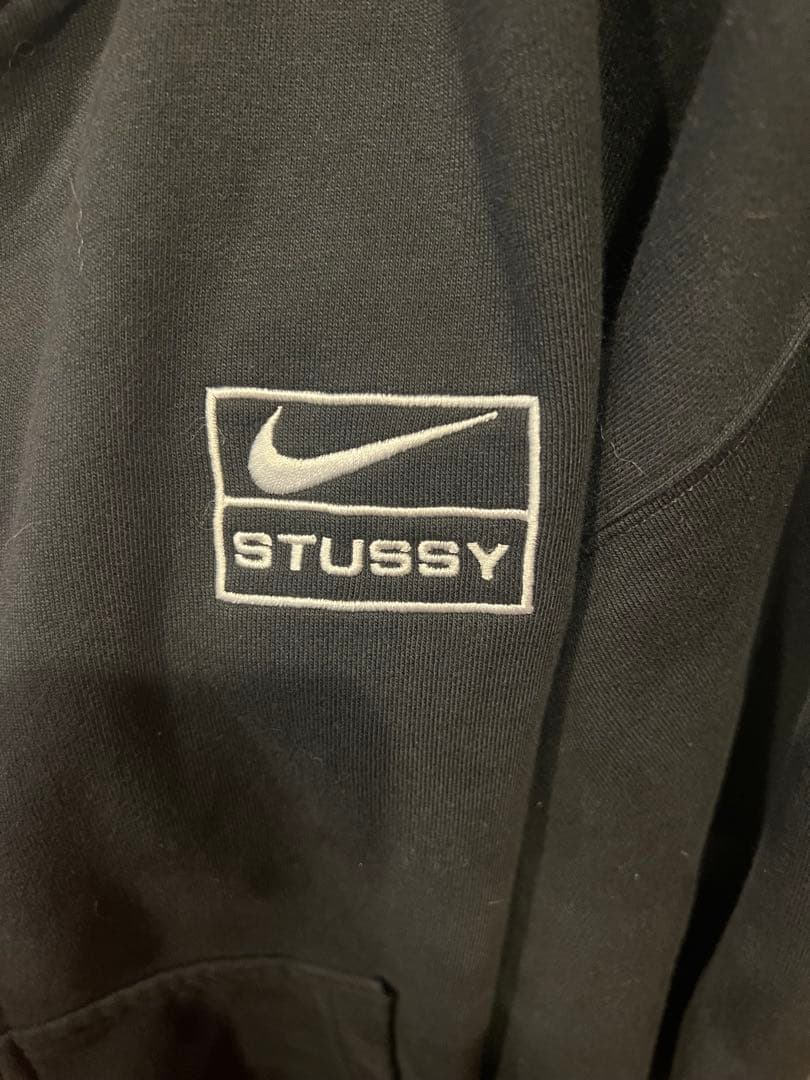 Nike Stussy コラボ フルジップパーカー Mサイズ ブラック